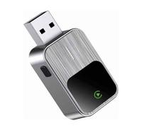 Wireless CarPlay Adapter for Toyota Highlander Business/Dynamic/Executive, Wireless Car Adapter with 5.8GHz Mini Smart Car Play Dongle for Wired CarPlay Cars,B/Silver