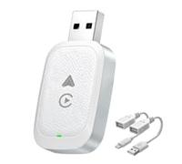 Wireless CarPlay Adapter for Toyota Prius Prius Prime RAV4 C HR Yaris GR Supra GR86, Wireless CarPlay & Android Auto Adapter 2 in 1 Plug & Play Supports USB and Type-C Converts,D