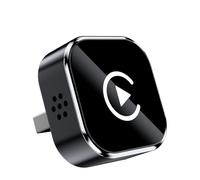 Wireless Carplay Adapter Uk 2025 Upgrade - 2-in-1 Plug and Play USB to Wireless Car Adapter for iPhone & Android, Seamless Bluetooth Connectivity for Car Stereo, Auto Link Car Accessories (B)