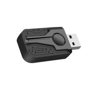 Wireless CarPlay Android Auto Adapter for Factory Wired CarPlay, Android 11 AI Box Bluetooth-compatible Smart Box WiFi 2.4+5G Built-in GPS 8 Cores 4+64GB LED Light TF SIM