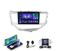 Wireless CarPlay & Android Auto Head Unit Compatible With Hyundai Rohens Genesis 2008~2013 | Android 15 Touchscreen GPS Navigation with 4G LTE WiFi, Bluetooth, Gift 1080P reversing camera