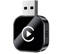 Wireless CarPlay Auto Adapter, 2026 New Mini USB Wireless Apple Car Play Adapter, Bluetooth Carplay Plug and Play for Car