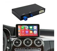 Wireless Carplay Retrofit Kit Decoder Module for Mercedes Benz NTG5.0 B C GLC CLA GLA Class W205 2015-2018 Year, Support Wireless Android Auto, Reverse Camera, Original Car OEM Control
