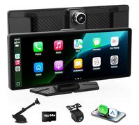 Wireless Carplay Screen for Car, HD Carplay and Android Auto IPS Touch Screen