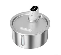 Wireless Cat Drinking Fountain, 3L Stainless Steel Pet Drinking Fountain, Multi-layer Filtration, Close To The Start, 4000MAh Battery Power Supply