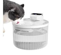 Wireless Cat Water Fountain, 2L Silent Drinking Trough for | Water Filter | for Animal Masters Veterinarians Farmers Shelters Barn Terrace Cattery