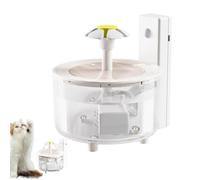 Wireless Cat Water Fountain - 53Oz Smart Drinking Dispenser, Motion Activated Circulation Hydration Station, Cordless Rechargeable Beverage System | Silent Large Capacity Pet Water Unit for Cats Dogs