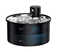 Wireless Cat Water Fountain for Drinking: Battery Operated Cat Fountain Cordless - 108oz/3.2L Automatic Pet Water Dispenser Rechargeable - Drinking Bowl for Pets Indoor with Motion Sensor