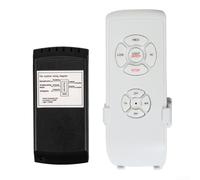 Wireless Ceiling Fan Light Controller, 110V/220V AC 100-260V, Remote Control Timer Switch Kit, Adjustable Speed Timing Function, Low Standby Power Consumption, for Home Office Control(110V)