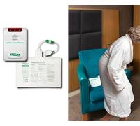 Wireless Chair Sensor Pad with Carer Pager, 300ft Range, Ready to Use