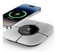 Wireless Charger 10W, Qi-Certified Wireless Phone Charger, Square Fast Charging Station Pad for iPhone 16/15/14/13/12/12 Pro/11/XR/XS/X/8/SE, Galaxy S24/S23/S22/S21/S20/S10/S9/S8 Plus, AirPods