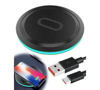 Wireless Charger 15W Fast Charging for S-amsung Galaxy S25 Ultra/S24 FE/S23/S22/S21/S20/S10/S9 Wireless Charger Pad for G-oogle Pixel 9/9 Pro/8/8a/7/6 XL for iP-hone 16 15 14 13 12 11 Pro Max