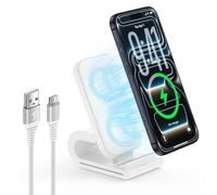Wireless Charger, 15W Google Pixel Wireless Charging Station | Inductive Charging Station Wireless Charger for Google Pixel 10 9 8 7 6 5/Samsung Galaxy S26 S25 S24 S23 S22 S21/iPhone 17 16