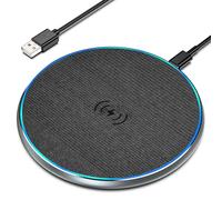 Wireless Charger, 15W Wireless Charging Pad for iPhone 17/16/15/14/13/12/11 Pro/Pro Max/XS Max/XR/SE,Samsung Galaxy S22/S21S20/S10/S9/Note10/9, HUAWEI P40/P30, Xiaomi, AirPods 2/Pro/Galaxy Buds