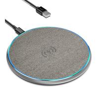 Wireless Charger, 15W Wireless Charging Pad for iPhone 17/16/15/14/13/12/11 Pro/Pro Max/XS Max/XR/SE,Samsung Galaxy S22/S21S20/S10/S9/Note10/9,HUAWEI P40/P30, Xiaomi, AirPods 2/Pro/Galaxy Buds