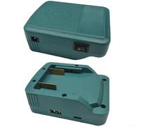 Wireless Charger Adapter Compatible with for Metabo 18V Li-Ion Battery BS18LT SB18LT SSD18LT SSW18LT 625367000 625459000, ABS PC Fast Charging Dock with USB