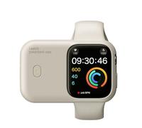 Wireless Charger for Apple Watch, 1200 mAh Portable Power Bank for Apple Watch 44/45 mm Series 9/8/7/6/5/4, Magnetic Induction Charging (Galaxy)