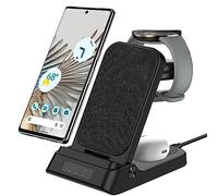 Wireless Charger for Google, 3 in 1 Charging Station for Google Pixel 7/7A/7 Pro/6/6 Pro/5/4/3/XL/Pixel Fold, Pixel Buds Pro, Charger for Google Pixel Watch