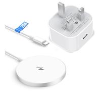Wireless Charger iPhone 2M, 15W Mag-safe Charger Apple Phone Charger Cable for i-Phone 16 Pro Max/16 Pro/16 Plus/16/15 Pro Max/15/14/13/12 Series Airpods3, Wireless iPhone Charger with 20W USB C Plug