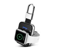 Wireless Charger Keychain for Apple Watch, Woffoly 950/1000/5200mAh Portable Charging Cable Cord for iPhone, Compatible with Apple Watch Series SE/6/5/4/3/2/1 & 44mm/42mm/40mm/38mm