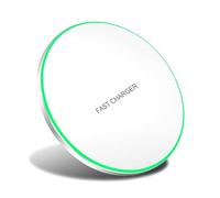 Wireless Charger, ocdyuq 15W Max Induction Charger Compatible with iPhone 15 14 13 12 Pro/Max/Plus/Mini/XS/XR, Samsung Galaxy S23/S22/S21/S20/S10, AirPods, Huawei, Xiaomi - White