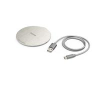 Wireless Charger "QI-FC10 Metal", 10 W, Charger for Smartphone, White
