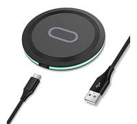 Wireless Charger Samsung Fast Charging Pad for S25 Ultra/S24 FE/S23/S22/S21/S20/S10, 15W Wireless Phone Charger for Google Pixel 10/10 Pro/9/9 Pro/9a/8/8 Pro/7/7 Pro, iPhone 17/16/15/14/13/12/11 Pro