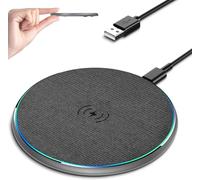 Wireless Charger, Wireless Charging Pad for iPhone 17/16/15/14/13/12/11 Pro/Pro Max/XS Max/XR/SE, Wireless Charging Mat Station for Samsung Galaxy S22/S21S20/S10/S9/Note10/9, AirPods 2/Pro