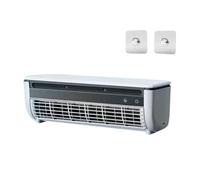 Wireless Charging Air Conditioner, Portable Wireless Air Conditioner, Aire Acondicionado De Pared, Mute Wall Mounted Air Conditioners, For Kitchen Bedroom Mini Air Cooler 3-Speed (White)
