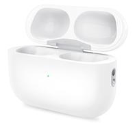 Wireless Charging Case for AirPod Pro 1st and 2nd Gen, Charging Case Replacement Compatible for AirPods Pro 1/2, Built-in 660 mAh Battery with Bluetooth Pairing Sync for AirPod Pro 2 (White)
