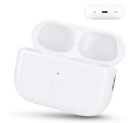 Wireless Charging Case Replacement for AirPods Pro 1st/2nd Gen, USB-C Charging Case with Bluetooth Pairing Button & Wireless Charging Support, No Earbuds
