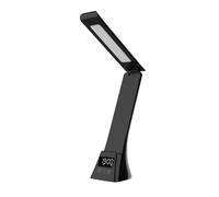 Wireless Charging Desk Lamp - Foldable LED Light with Adjustable Brightness, Touch Control & USB Port, Ideal for Home, Office, and Study (Black)