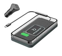 Wireless Charging Pad for Car, MOGAOPI 15W Type C Wireless Charger Car, PD20W Fast Car Charger Compatible with iPhone 15 Plus/14 Pro Max/13/12/11 AirPods Pro Samsung S23/S22/S21 (30 cm Cable)