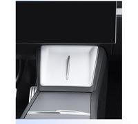 Wireless Charging Pad with Non Slip Silicone Material for EV For Model Y Center Console Full Coverage Dustproof Design Fits Original Panel Seamlessly (White)