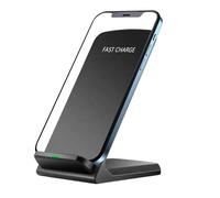 Wireless Charging Phone Holder, Wireless Phone Charger Holder,Mobile Charger Stand | 15w Portable Fast Wireless Charging Station with Sleep Friendly Adaptive