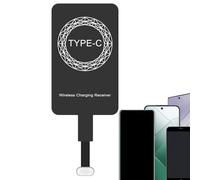 Wireless Charging Receiver, Ultra-thin Receiver Adapter Chip For Type-c Mobile Phones, Compatible With Galaxy A70/A90 5G/M30s/M40/Mot Z4 G7 One/ Q70 Stylo5 And All Type C Mobile Phones