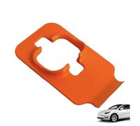 Wireless Charging Stand for Tesla Model3/y Center Console Organizer Charger Holder Tray With Wireless Charging Function Compatible for Airpods Pro3 (Orange)