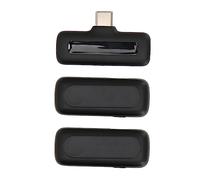Wireless Clip On Mic, Noise Cancellation 1 for 2 Small Clear 2.4G Transmission Vocal Curve Correction Function Wireless Lavalier Microphone for Indoor