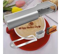 Wireless Color Barcode Printer - Portable Food Printer for Cake Toppers & Latte Art, Inkjet Technology with Auxiliary Ruler, Ideal for Baking and Decorating.