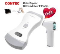 Wireless Color Doppler 3 in 1 Probe convex linear Wireless ultrasound scanner