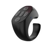 Wireless Control | Wireless Scroll Page Turner | Ring Design Fingertip Clicker SCOLLING | Durable Tip Tip Turner - Remote Charged for Lazy Phones
