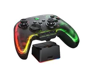 Wireless Controller, BIGBIG WON Rainbow 2 Pro PC Controller Motion Aiming, Hall Effect Trigger, ALPS Joystick, 3.5mm Audio, Gamepads for PC Windows/Android/iOS/Switch Pro Controller with Charging Dock