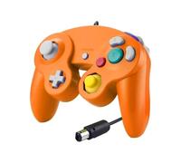 Wireless Controller For Ni&nt&en&d Ga&me&cu&be Accessories Controller for NGC Joystick Replacement Classic Game Control for wii GC Port Wired(Orange)