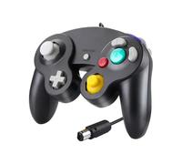 Wireless Controller For Ni&nt&en&d Ga&me&cu&be Accessories Controller for NGC Joystick Replacement Classic Game Control for wii GC Port Wired(Blackone)