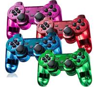 Wireless Controller for PS2 Play Station 2 Dual Vibration 2 (Blue Red Green Purple)