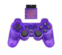 Wireless Controller For PS2/PS1 Gamepad Dual Vibration Shock For So&ny Pl&ay&st&at&io&n 2 Joypad Joystick Controle USB PC Game Console(Purple)