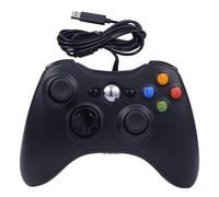 Wireless Controller USB Wired Gamepad Xb&ox 360 Game Controller PC Handheld Joystick Game Gamepad Double Vibration for Windows Controle Xb&ox(Blackone)