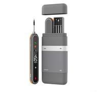 Wireless Cordless Soldering Iron Set With Digital Screen And Three Tips Portable Bank Compatible Heating Tool For Circuit Board Maintenance Red Unit(Gray)
