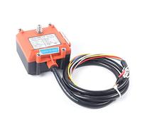Wireless Crane Remote Controller Double Transmitters Industrial Channel Hoist Transmitter ReceiverIndustrial Control Receiver and Mini Rope Winches Radio Lifter Winch for Lifter (+ DC 24V Receiver)