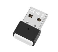 Wireless Desktop Adapter, Wireless USB 5.3 Receiver with English Manual and Driver Disk - Wireless USB Adapter for PC - Wireless USB Transceiver Accessories
